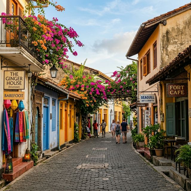 Charming Cobbled Streets of Galle Fort