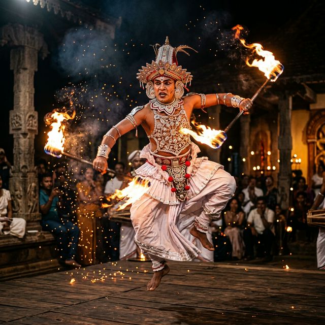 Traditional Kandyan Fire Dance